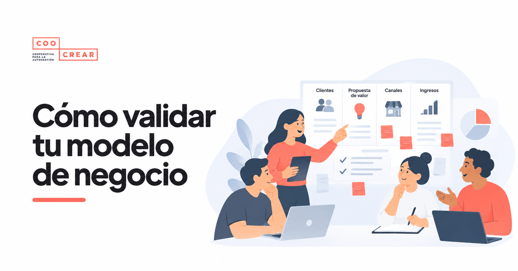 Portada: Cómo validar el modelo de negocio de tu cooperativa antes de invertir, guía 2026